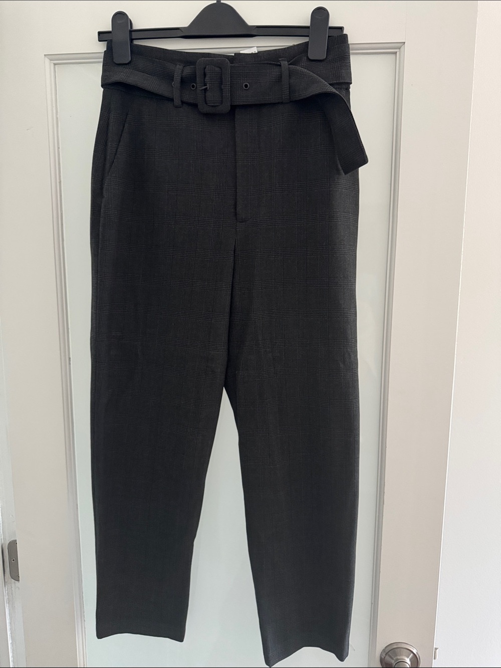 Zara Belted Cropped Pant